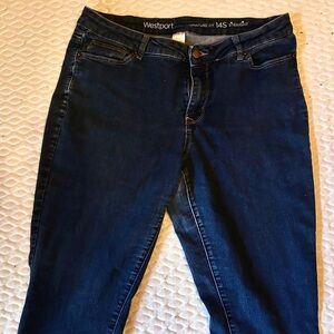 Westport Women's Dark Blue Straight Leg Jeans